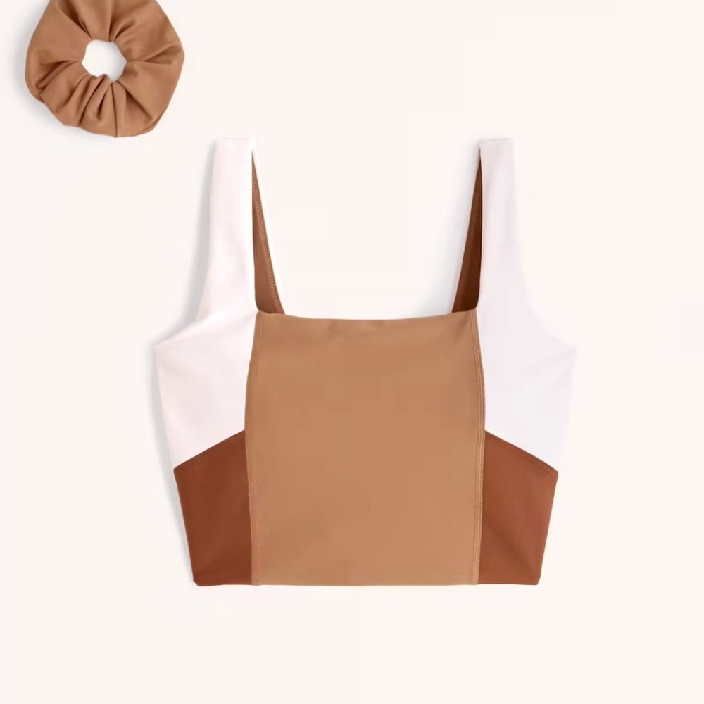 Abercrombie YPB sculptLUX Curve Love Squareneck Slim Tank